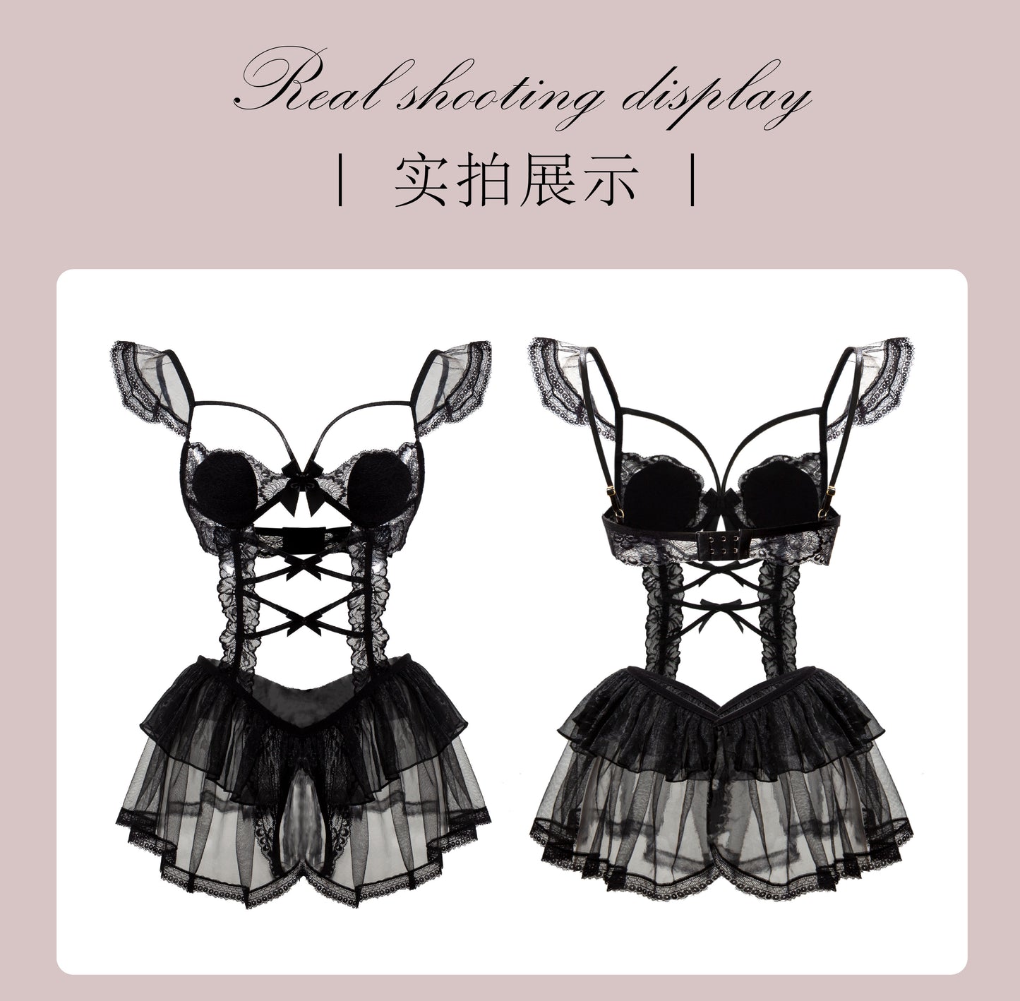 Extremely Sexy Cutout Hollow Patchwork Bodysuits, Alluring Silhouette