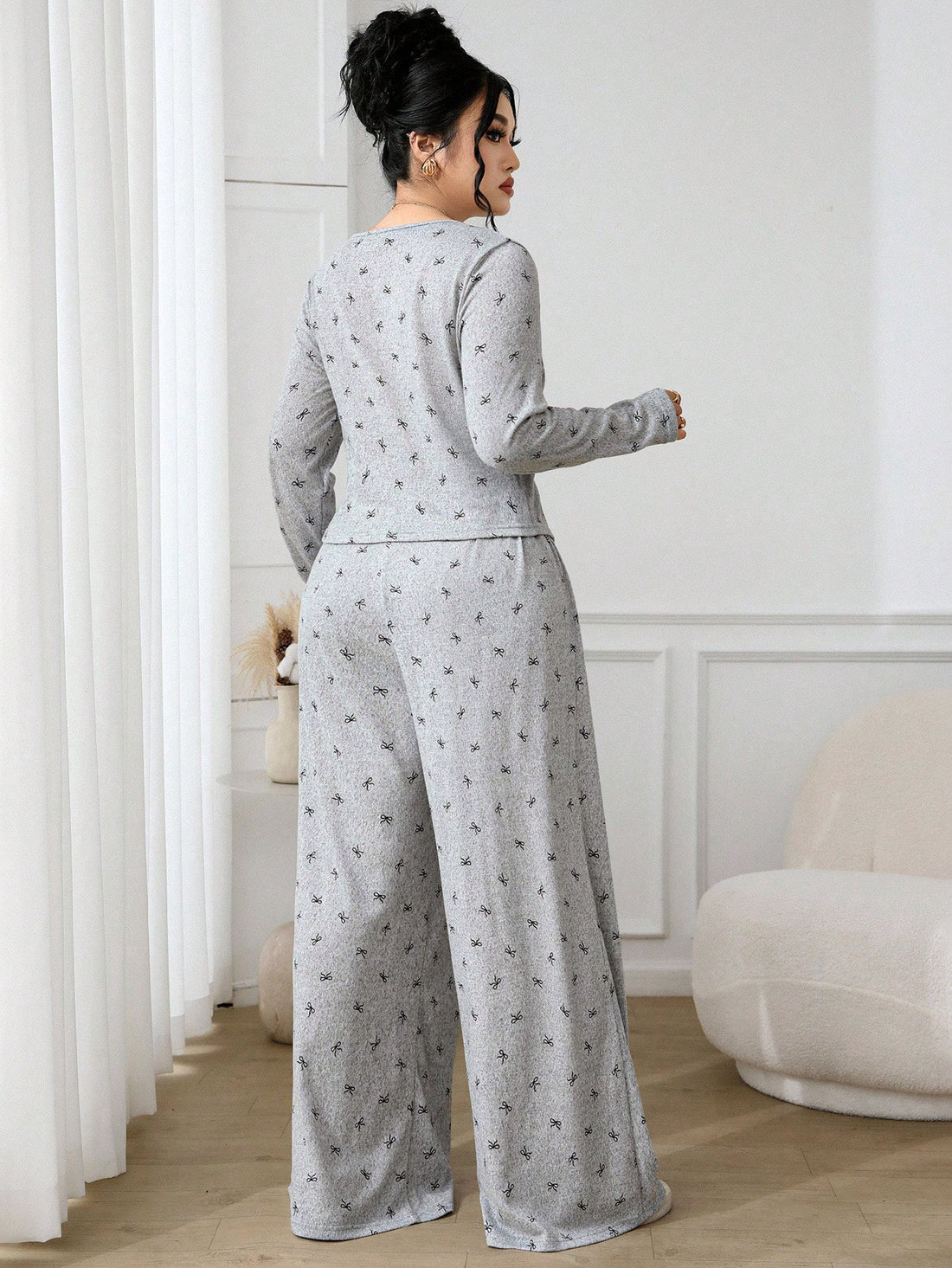 Cotton Long-Sleeve Pajama Set