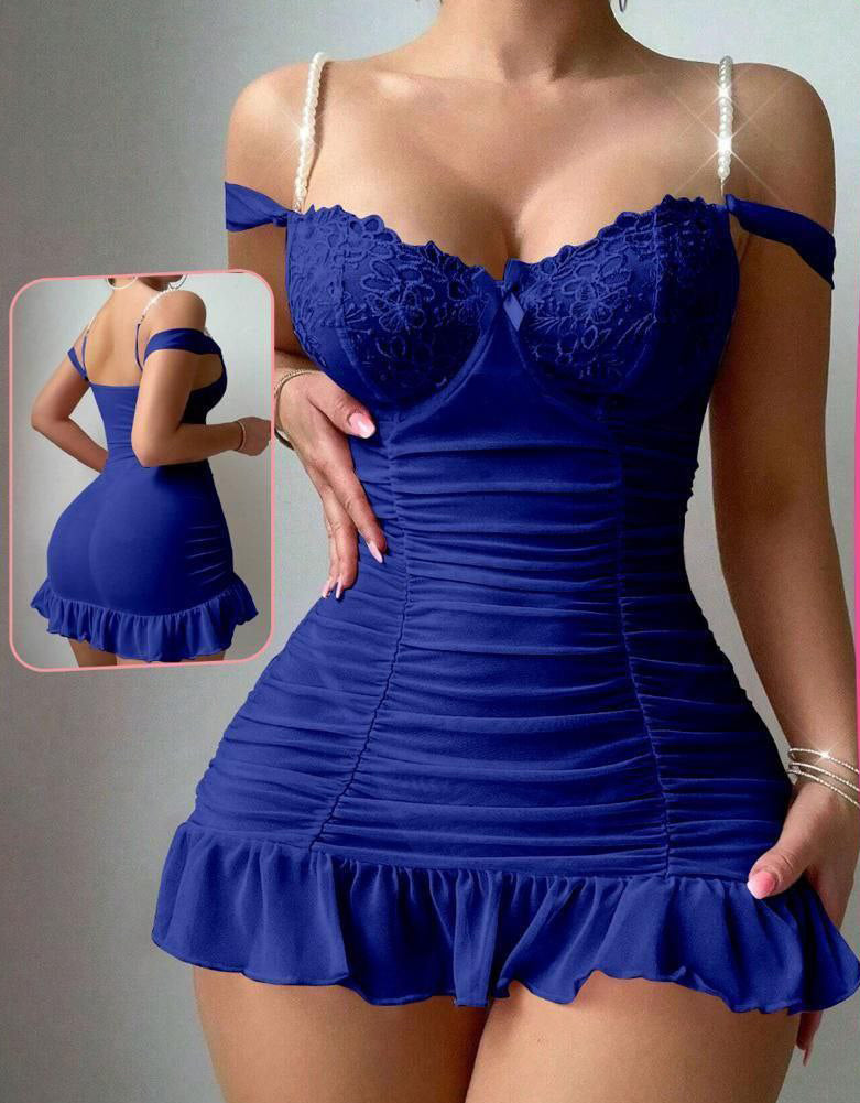 Mesh Splicing Sexy Lingerie Set