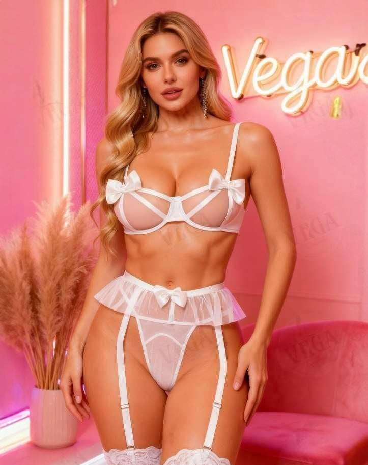 Bow Bra 3-Piece Set
