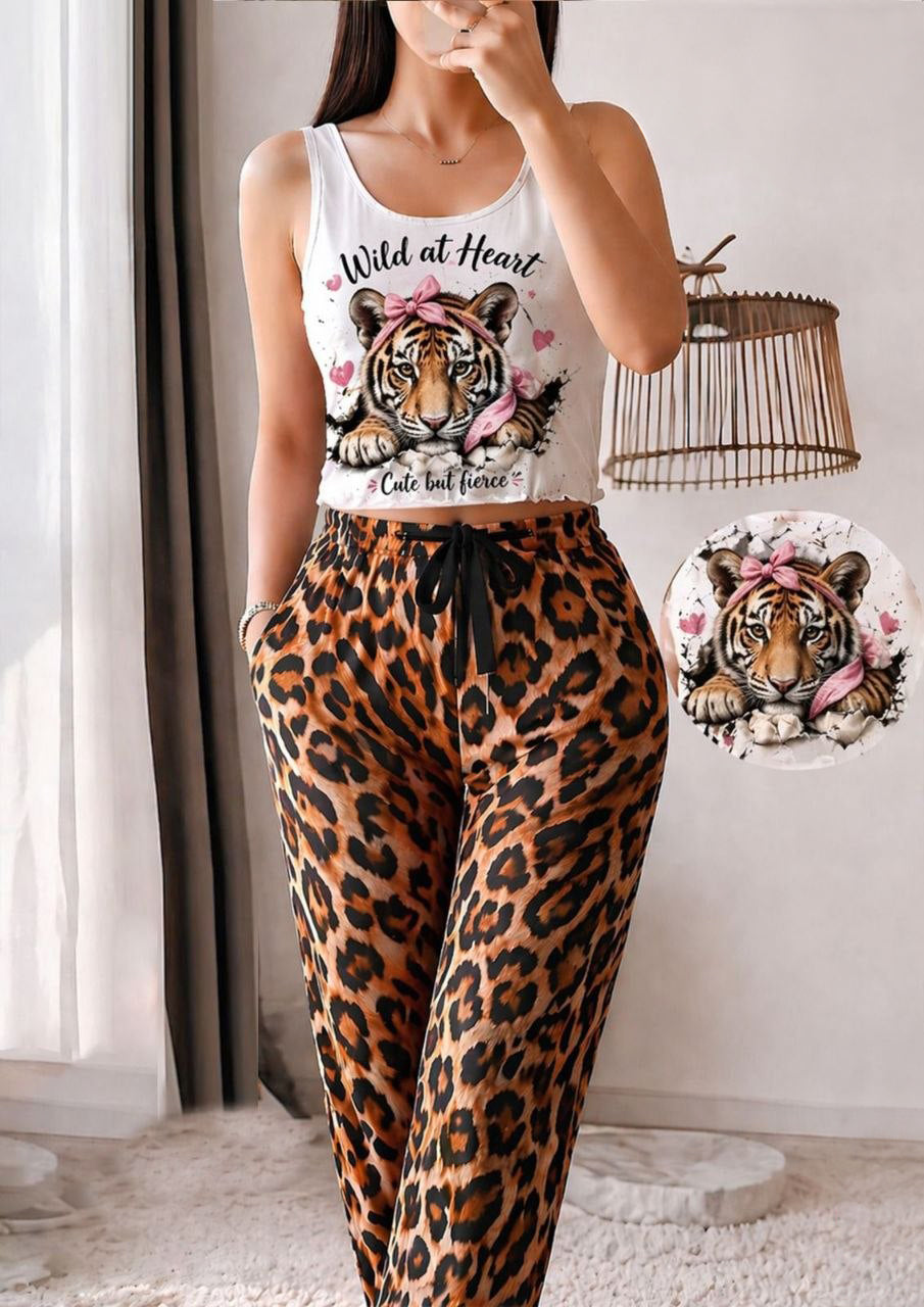 Eye of the Tiger Plush Pajama Pants