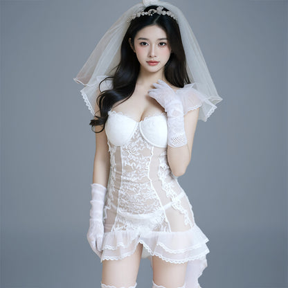 طقم اول ليله تول مع الطرحه