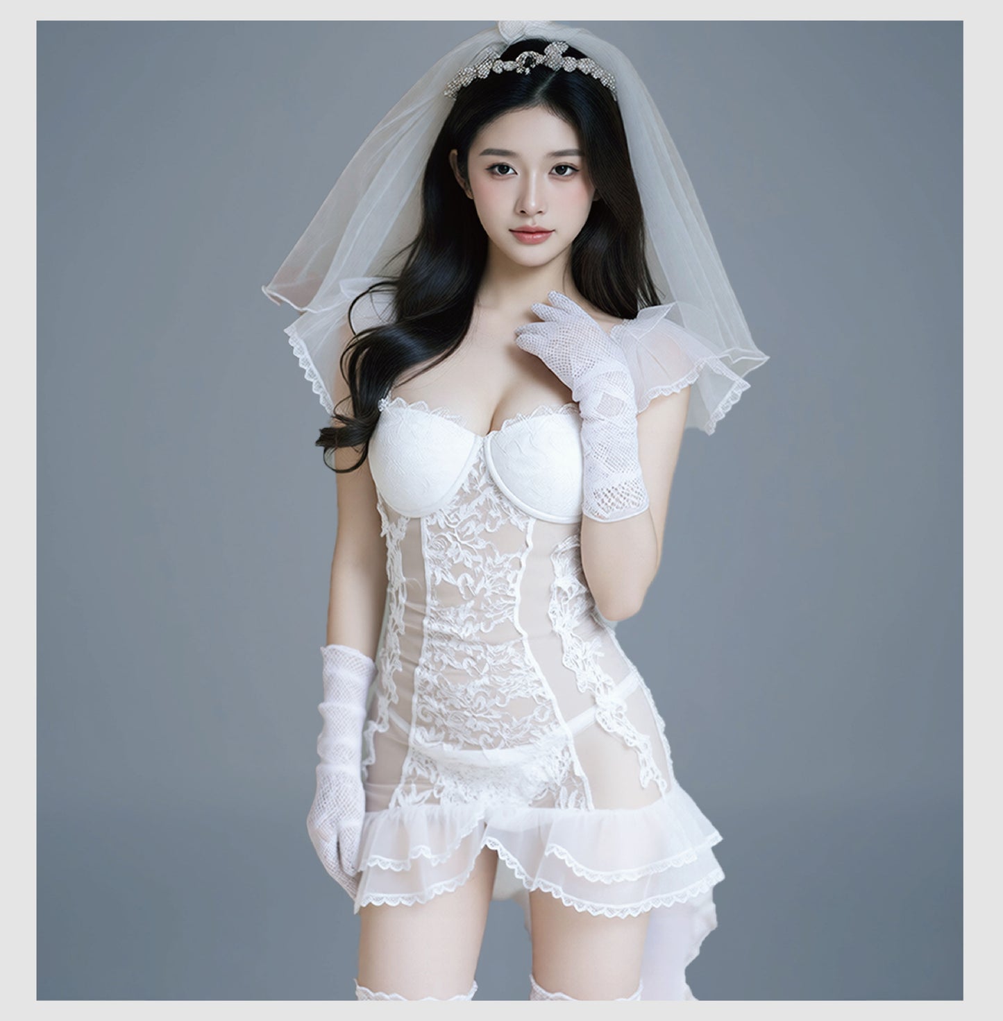 طقم اول ليله تول مع الطرحه