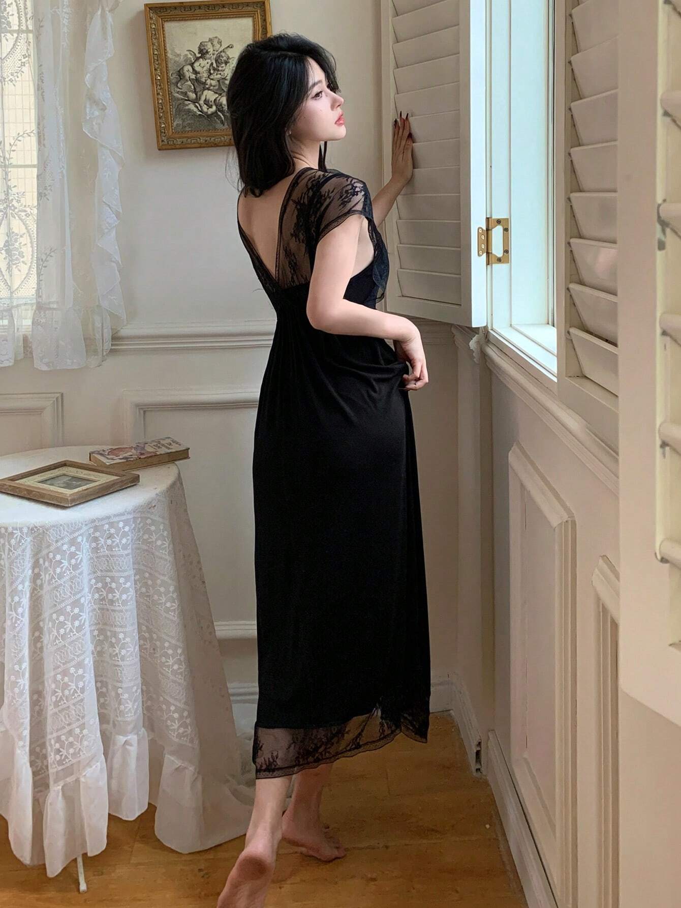 Lace Cami Long Nightdress