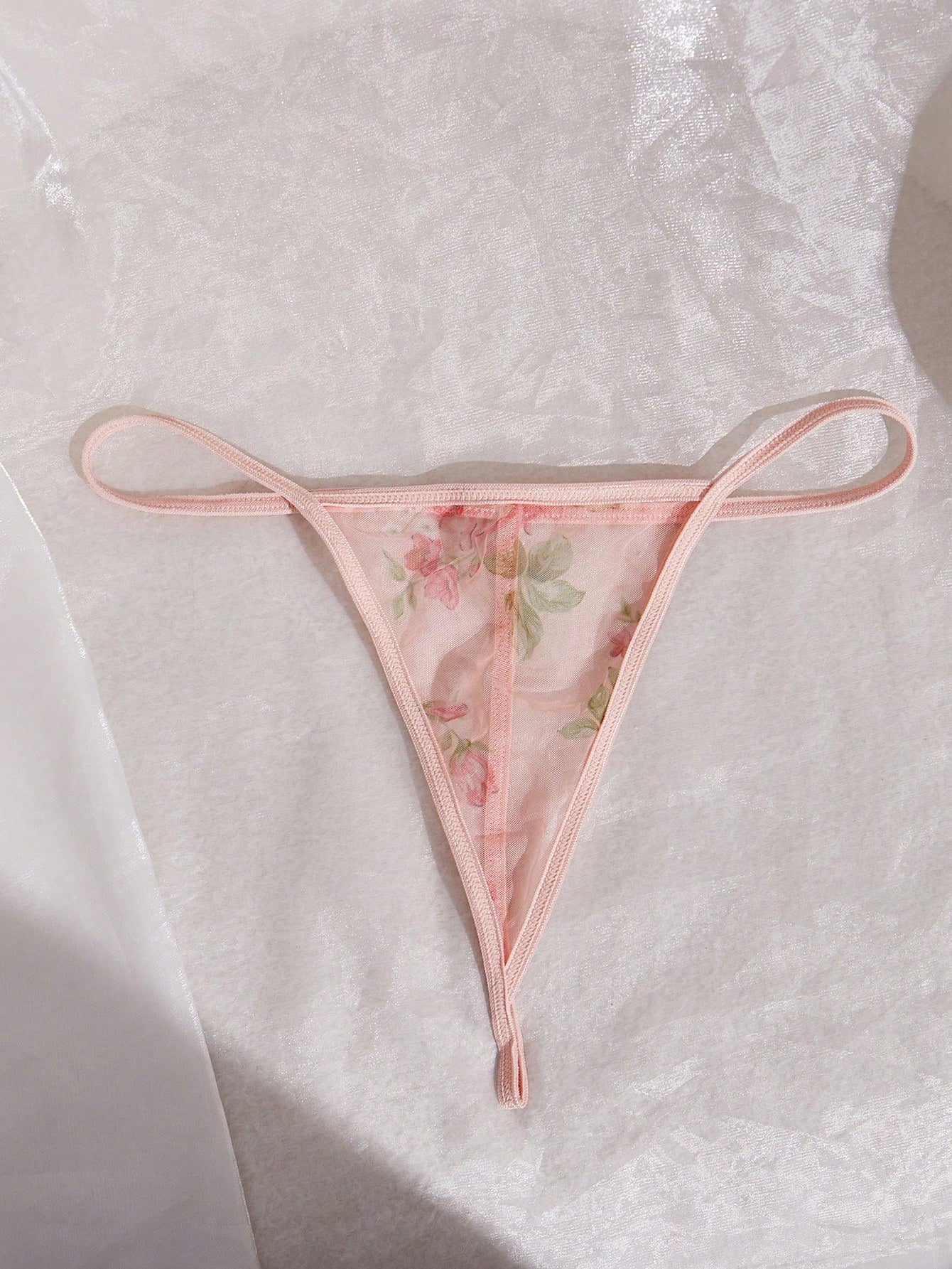 Vintage Romantic Mesh Floral Lingerie Dress