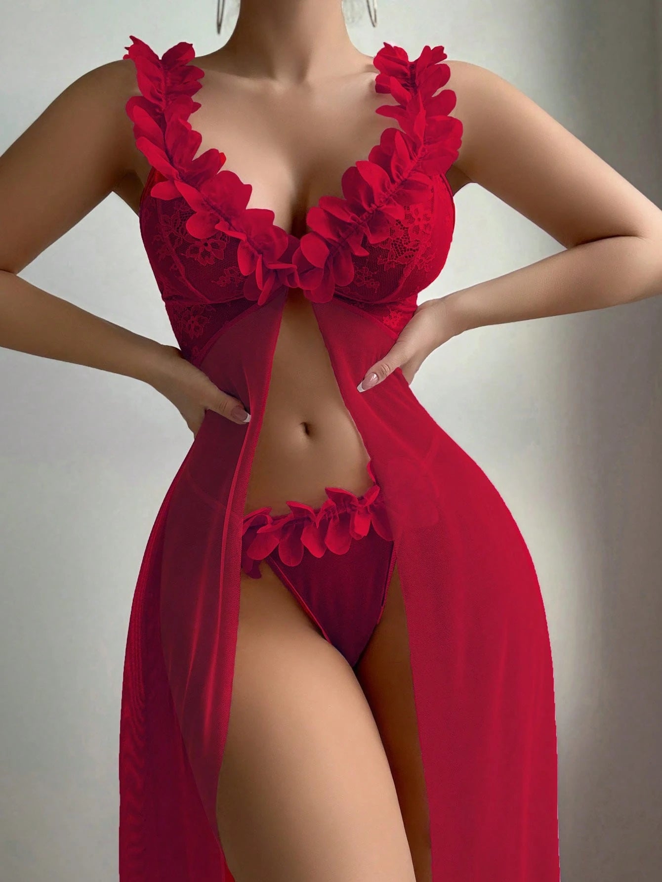Sarah Tulle Lace 2-Piece Set