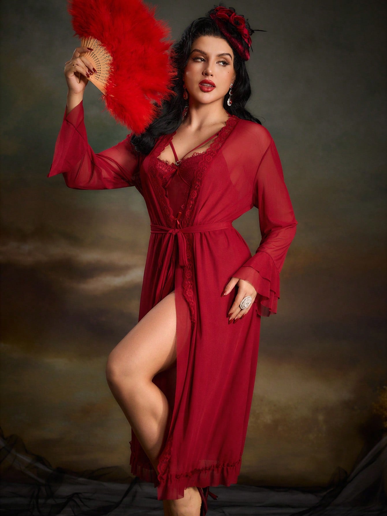 Sarah Tulle Nightdress &amp; Robe Set