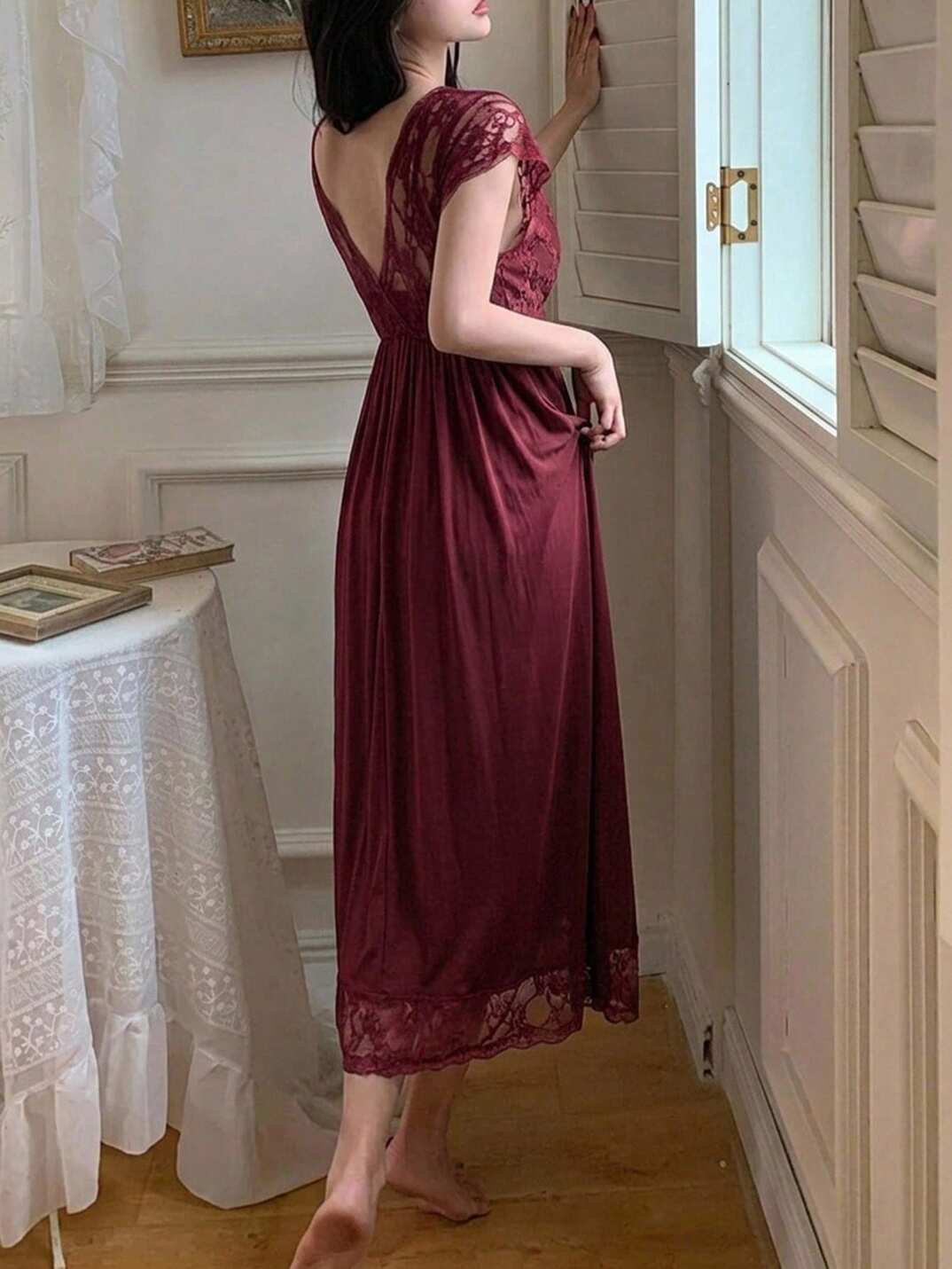 Lace Cami Long Nightdress