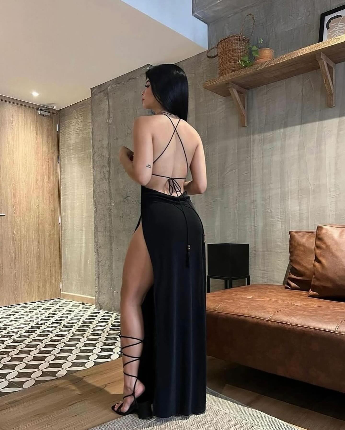 Sexy Backless Long Dress