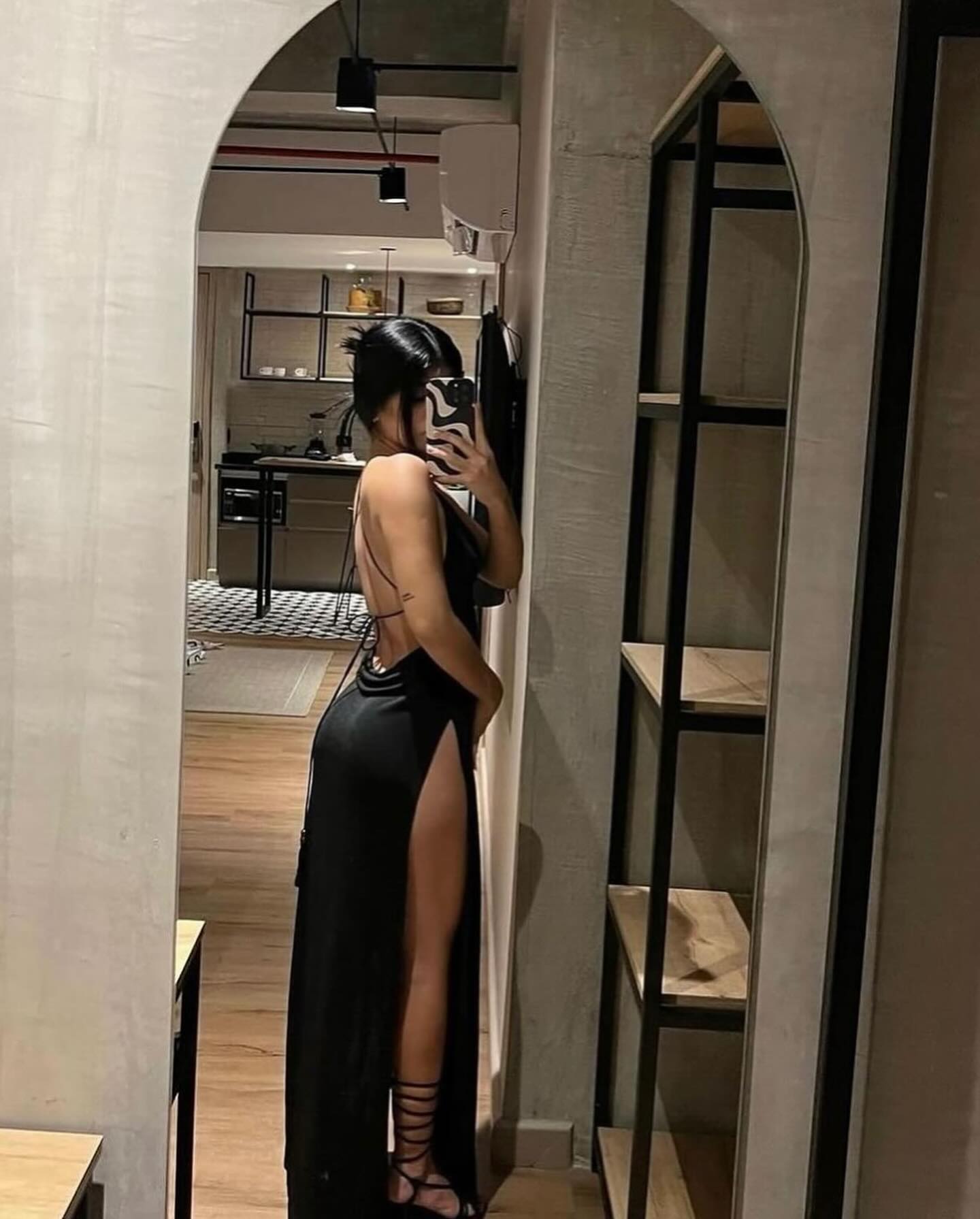 Sexy Backless Long Dress