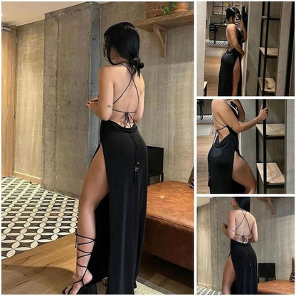 Sexy Backless Long Dress