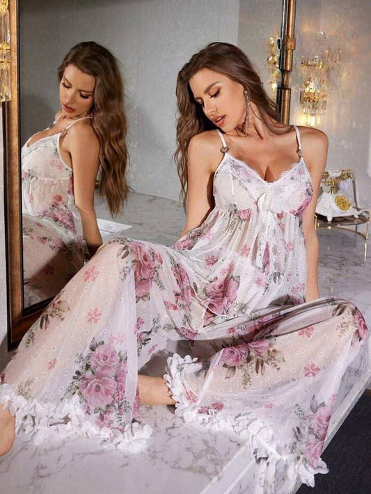 amisole Top & Pants Pajama Set Bridal Lingerie