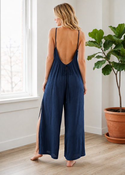 Tie-Back Jumpsuit