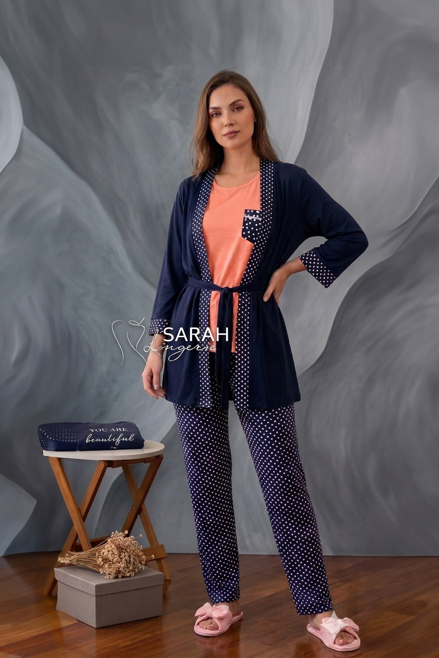 Cotton 5-Piece Pajama Set