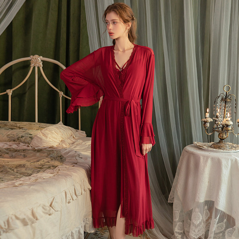 Sarah Tulle Nightdress &amp; Robe Set