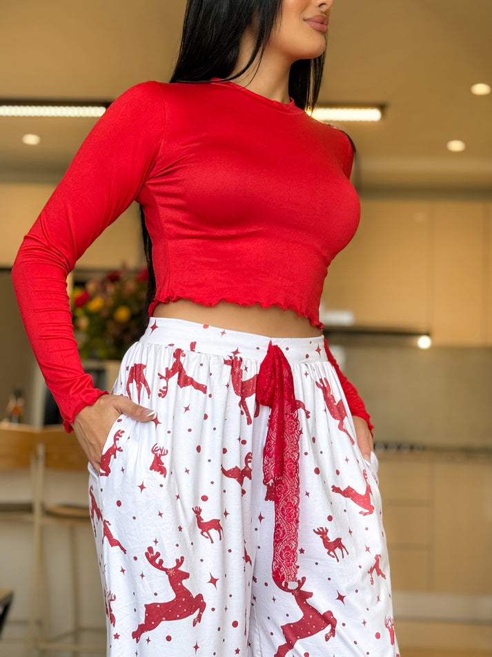 Cozy Reindeer Lounge Set