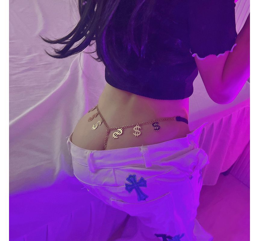 Hotty - Dollar Sign Chain Thong