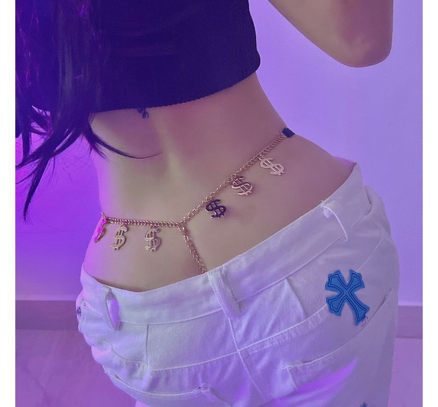 Hotty - Dollar Sign Chain Thong
