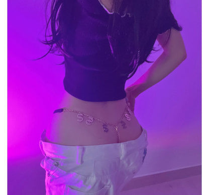 Hotty - Dollar Sign Chain Thong