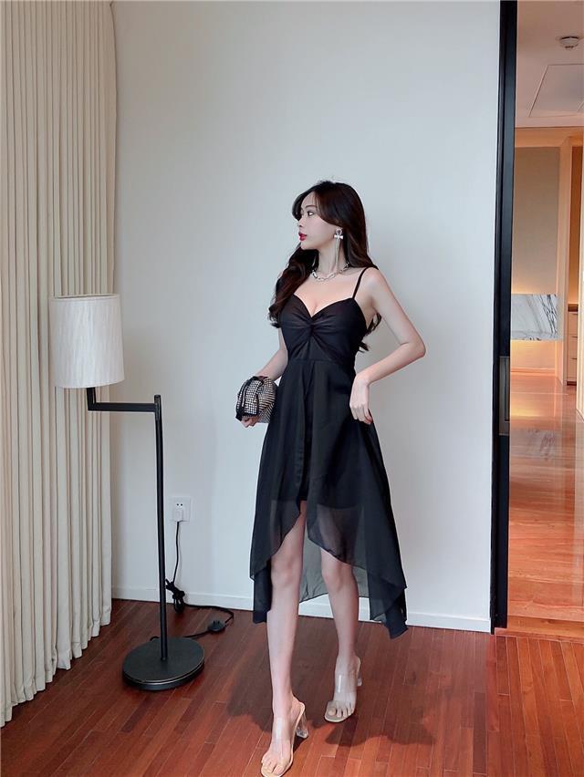 فستان لانجري تول