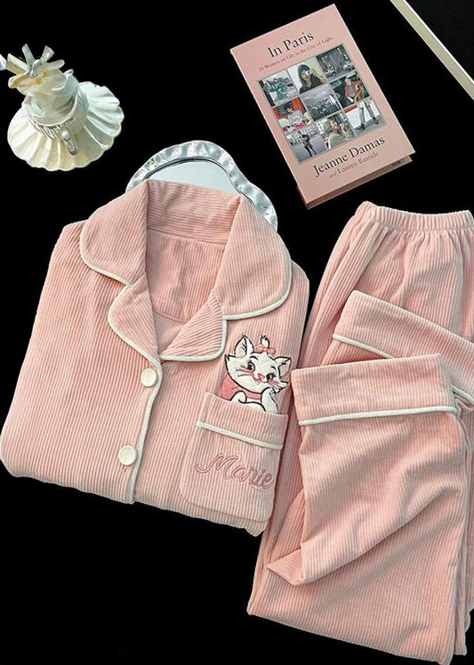 بيجامة قطن قطيفه مبطنه عالي الجوده مضلع