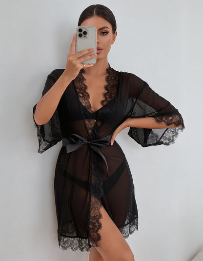 Elena Tulle Robe