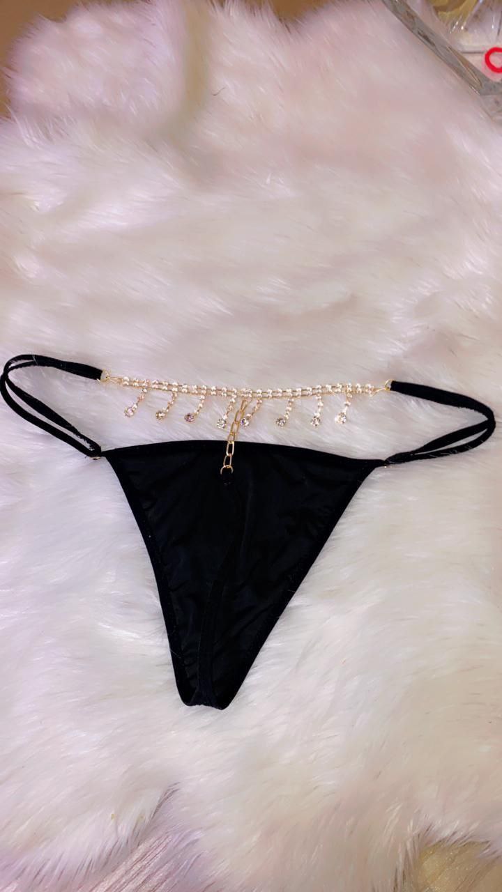 Chain Detail String Panty
