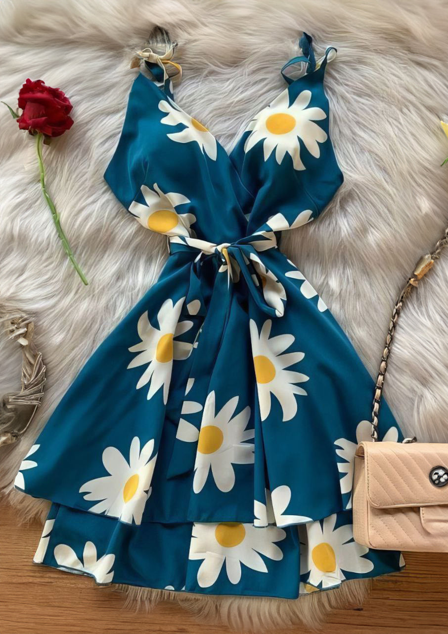 DAISY DRESS WITH BOW STRAP
