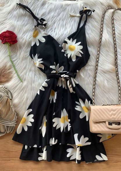 DAISY DRESS WITH BOW STRAP