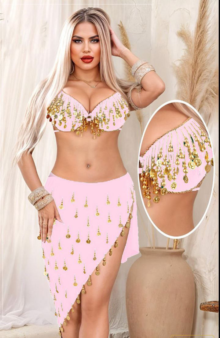 بدلة رقص مع اكسسوار ديكور