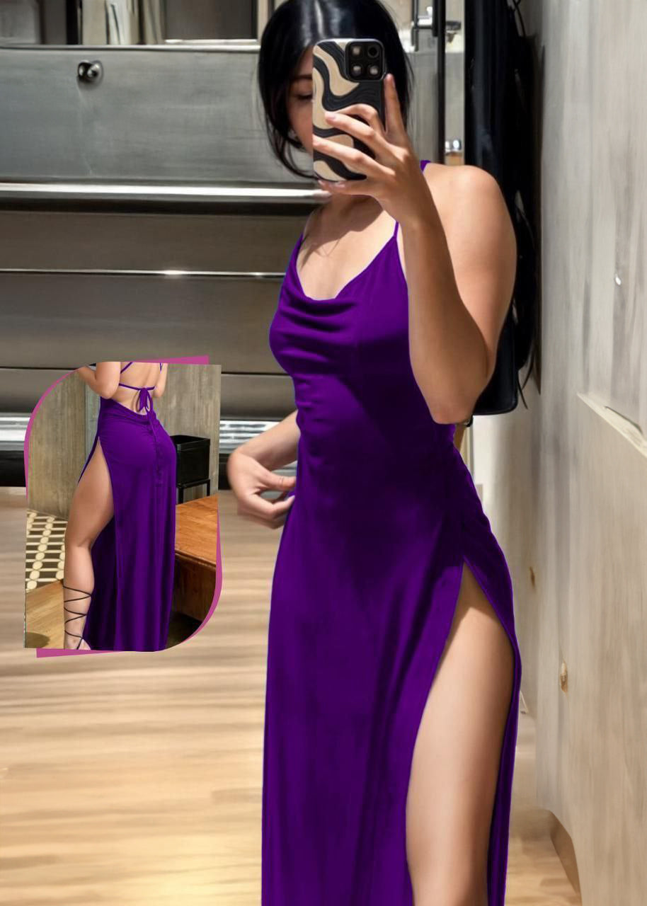 Sexy Backless Long Dress