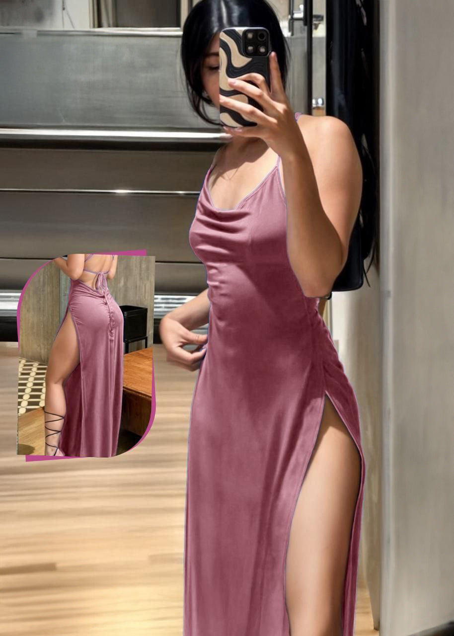 Sexy Backless Long Dress