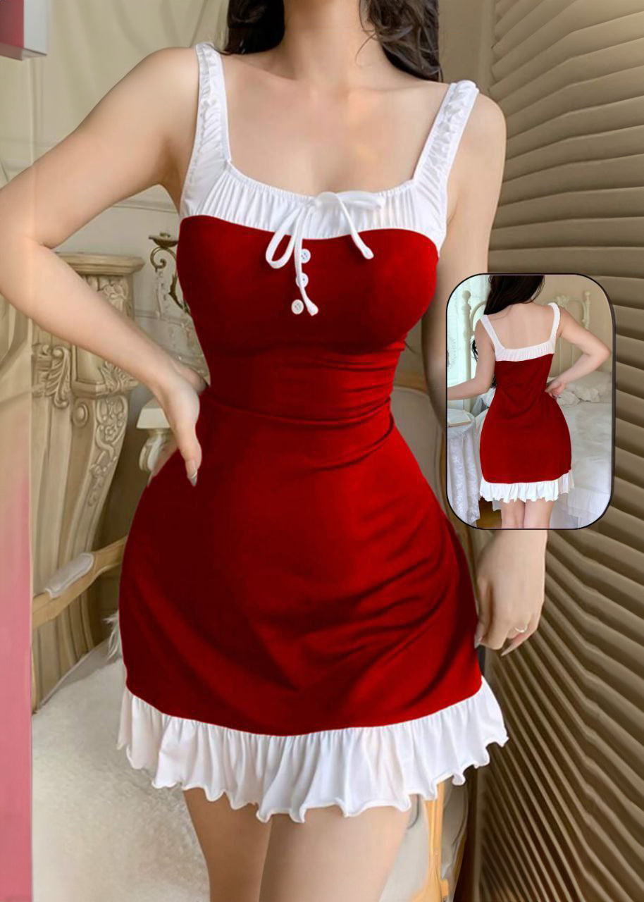 SweetSlumber Contrast Knit Dress