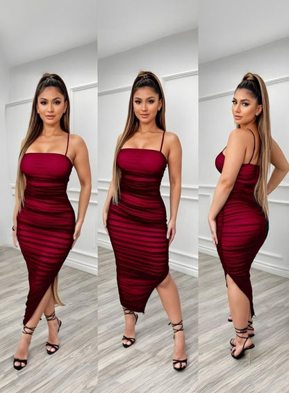 SXY Prom Dress;Mesh Splice Bodycon Strapless Bodycon Dress