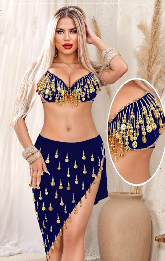 بدلة رقص مع اكسسوار ديكور