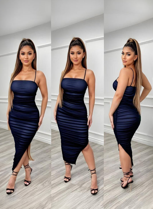 SXY Prom Dress;Mesh Splice Bodycon Strapless Bodycon Dress