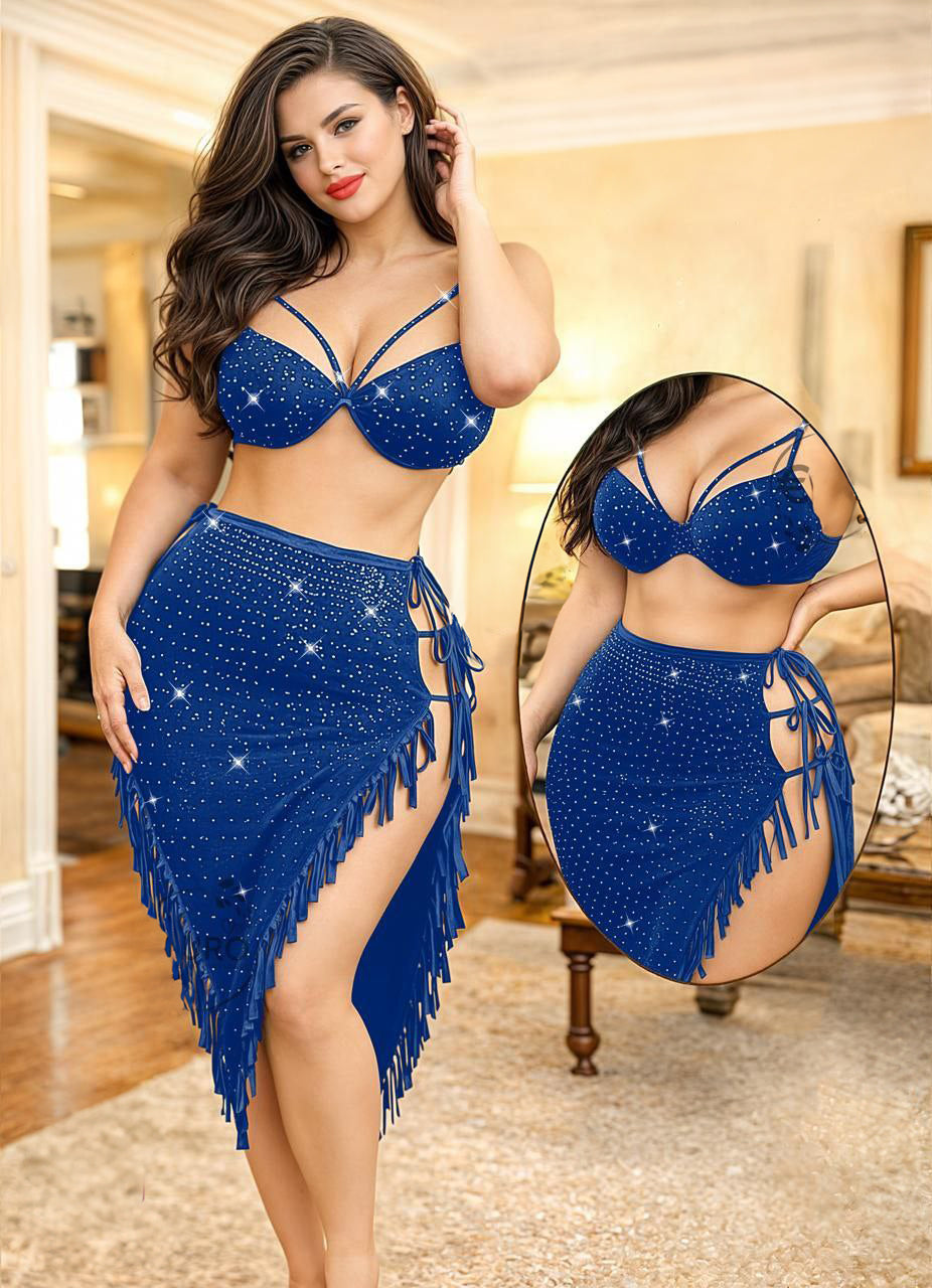 بدلة رقص زبدة مطرزة