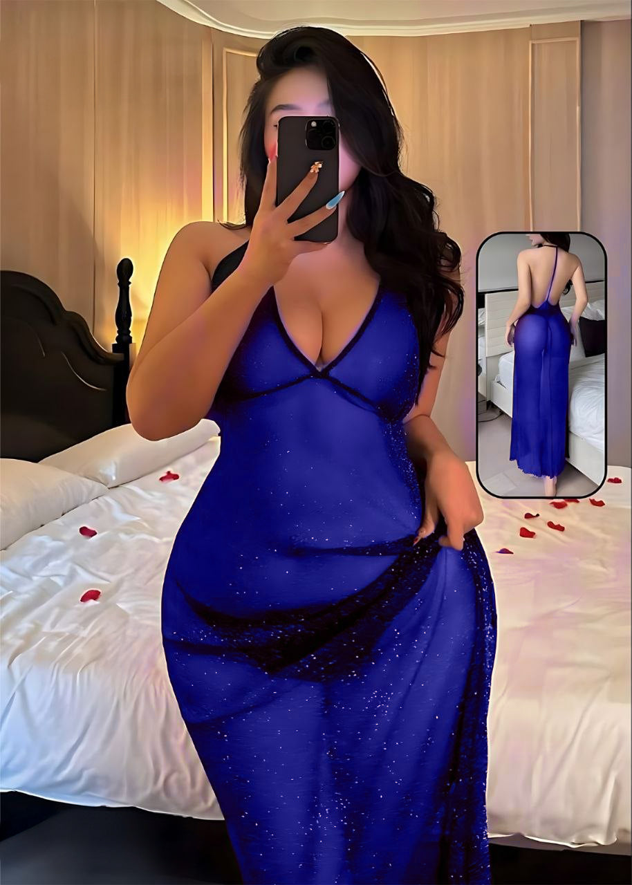 Long Mesh Cami 2-Piece Set