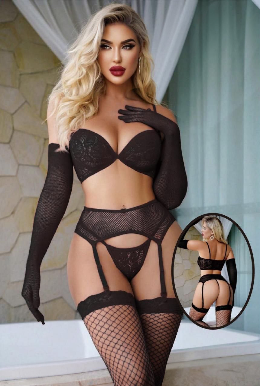 Fishnet 5-Piece Set