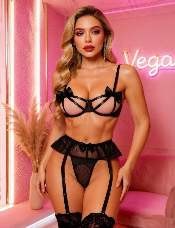 Bow Bra 3-Piece Set