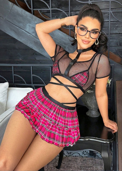 Plaid Costume Set
